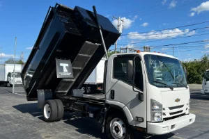 A truck at TA Trucks demonstrating hydraulics