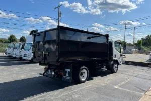 Image of a truck driving on the road