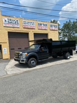 2015 Ford F550 15 Foot Solid Side Dump full