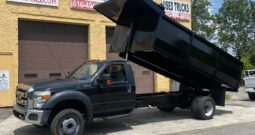 2015 Ford F550 15 Foot Solid Side Dump