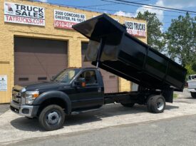 2015 Ford F550 15 Foot Solid Side Dump